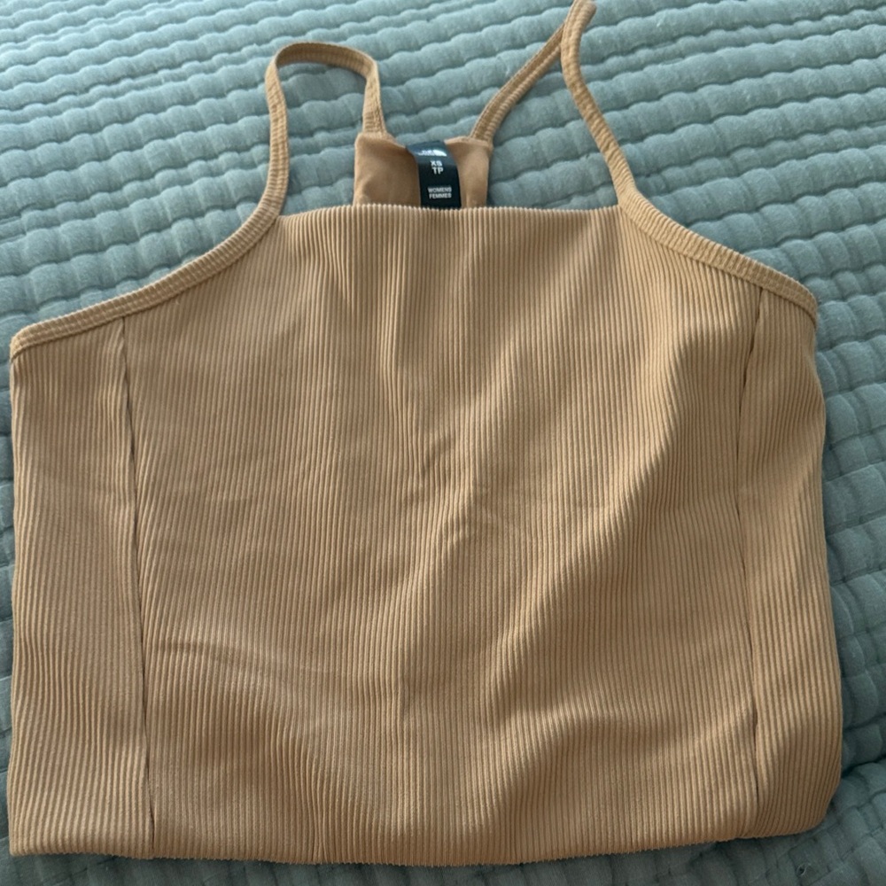 The North Face Ribbed Camel Tank Top